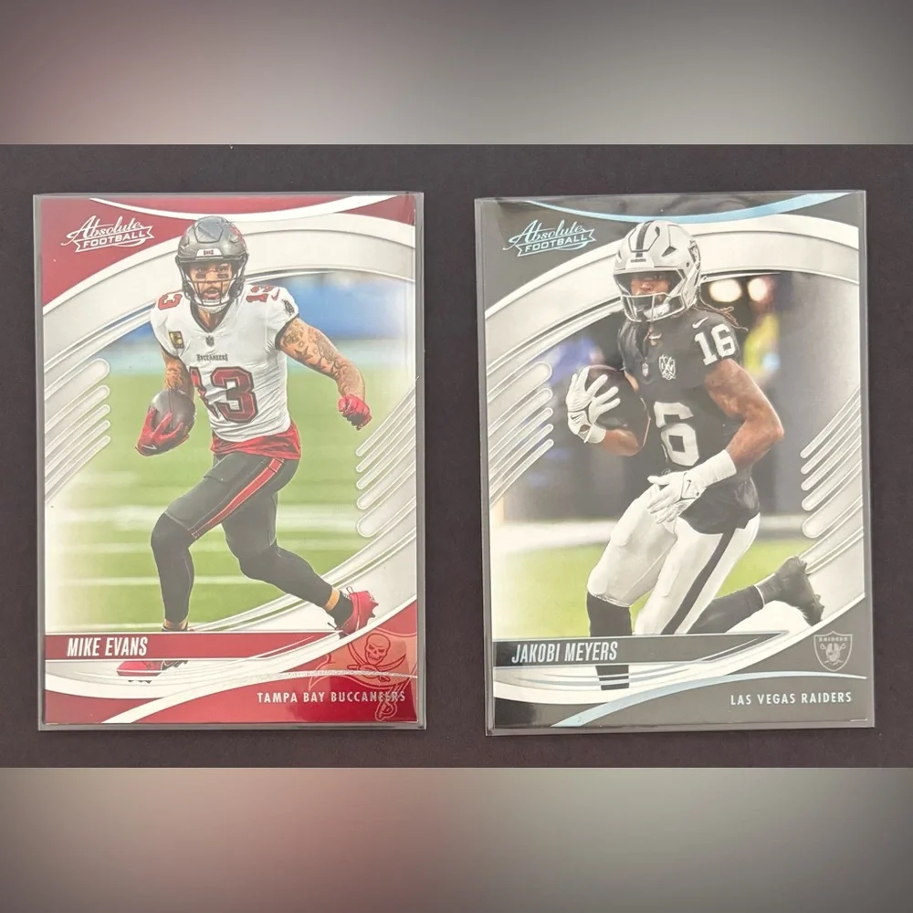 2025 Panini Absolute Football WR Card‎ Lot – 10 Cards | Mint